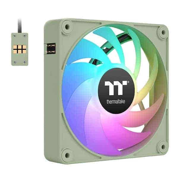 Thermaltake CT120 EX ARGB Sync Matcha Green 120mm PWM Fan Triple Pack